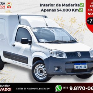 Fioriono 1.4 Working Flex 2021/21 - Pouco Rodado, Completão com Manual e Chave Reserva