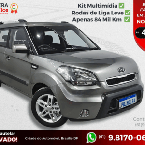 KIA SOUL EX 1.6 Mecânico 2010/11 – Só de Brasília, Completão, Bancos em Couro + GPS