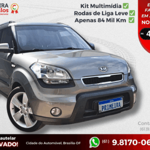 KIA SOUL EX 1.6 Mecânico 2010/11 – Só de Brasília, Completão, Bancos em Couro + GPS