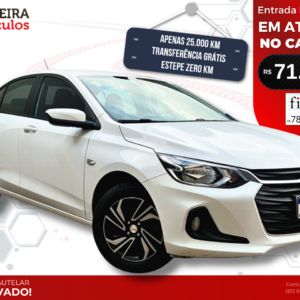 Onix Plus LT 1.0 Turbo 2023/24 - Apenas 25.000KM Rodados, Estepe ZERO e de Único Dono