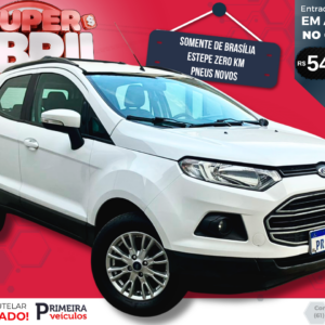 Ford Ecosport SE 1.6 AT Direct 2016/17 - Estepe ZERO KM e Todos os Opcionais de Fábrica
