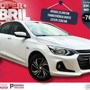 Onix Plus LT 1.0 Turbo 2023/24 - Apenas 25.000KM Rodados, Estepe ZERO e de Único Dono