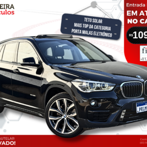 BMW X1 XDRIVE 2.0 25i 2015/16 - Versão Top de Linha, Pouco Rodado, Teto Solar Panorâmico e Porta Malas Elétrico