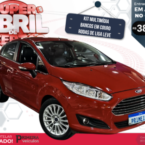 Ford Fiesta Titanium 1.6 PowerShift AUT 2014/14 - Completão, Câmbio Automático com Manual e Chave Reserva.