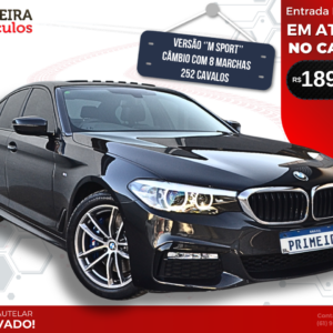 BMW530i M Sport - Pouco Rodada, Com Teto Solar e Bancos em Couro.